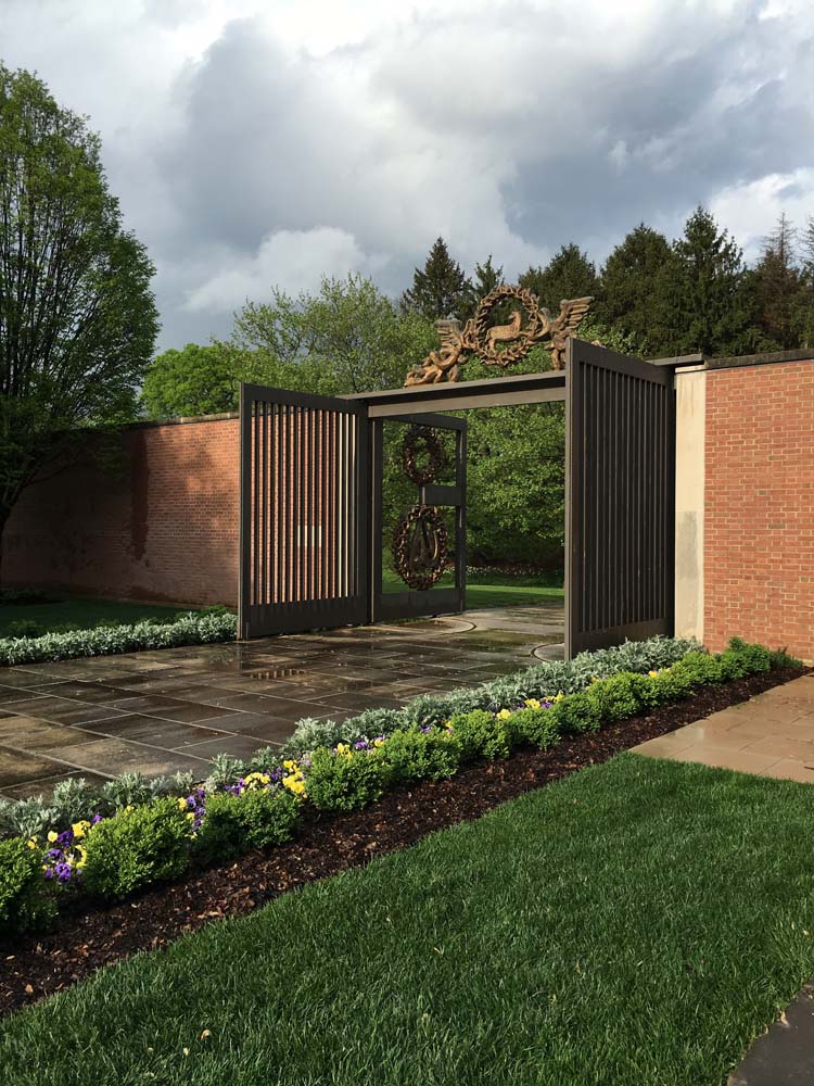 Roofless Church Golden Gates entrance