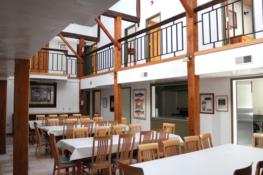 The Macleod Barn Abbey dining area