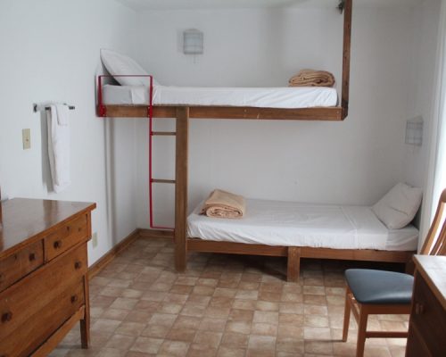 Dormitory-style sleeping quarters
