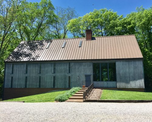 The MacLeod Barn Abbey front entrance