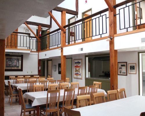 The Macleod Barn Abbey dining area